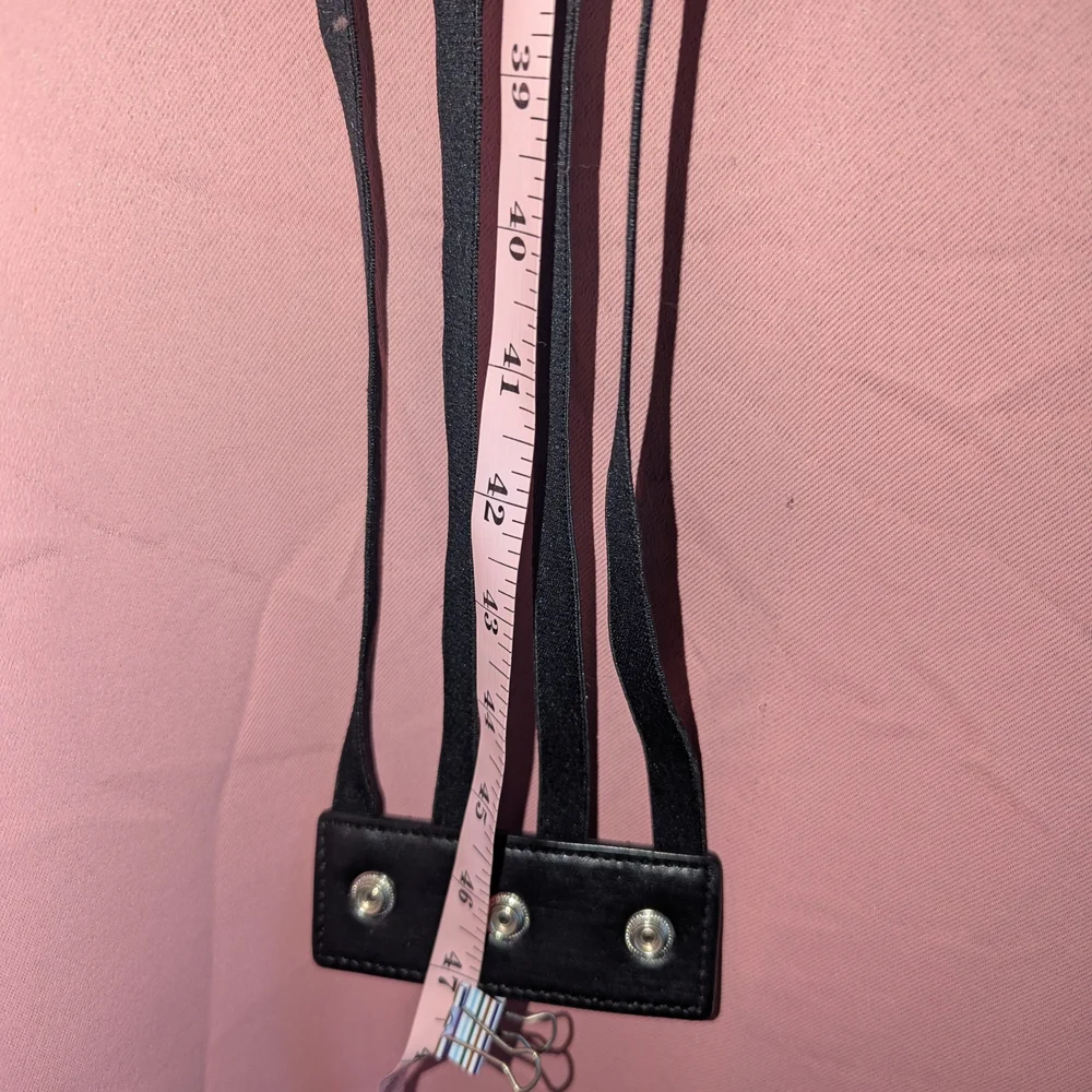 PLUS SIZE Black Caged Belt w/Snap Buttons 3x? - Picture 11 of 11